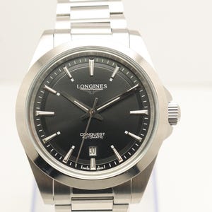 Working Refurbished Longines Automatic Black Dial Men's Watch. | Gift For Him.