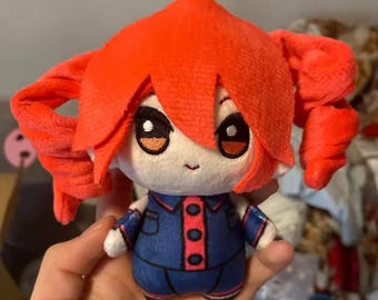 10cm Mini Kasane Teto Plush – Cute Kawaii Anime Stuffed Doll, Soft Collectible Toy for Fans & Decor