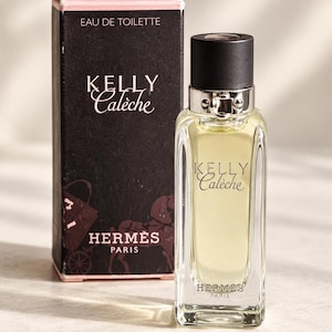 Hermès Kelly Calèche EDT 7.5ml Vintage Perfume Sample – Original Box – Vente Interdite – Rare Collectible