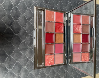 La Prairie Lip Palette Luxury Makeup – Multi Color Lip Gloss Palette – Designer Beauty Compact – Makeup Artist Palette – Pre Owned
