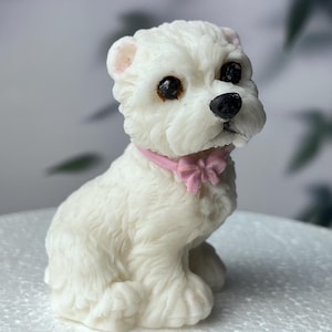 Custom DOG Terrier FONDANT Cake Topper, fondant comestible DOG, figura de fondant, figura de pasta de azúcar, perro fondant hecho a mano, perro de pasta de azúcar