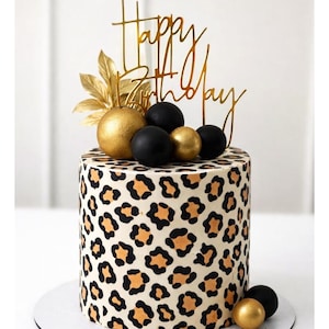 Edible Cake Wrap A4 Sheet- Cheetah, Panther, Tiger, Zebra,Flowers Print /A4 Sheet / Pattern Edible Wrap/Cake Decoration