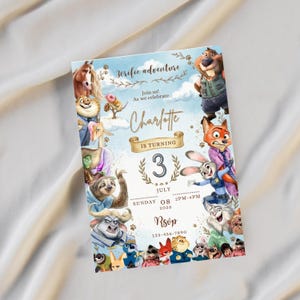 Zootopia 2 Girl Birthday Invitation Template, Zootopia Animal Party Digital Download, Zootopia 2 Birthday Invitation, Zootopia invitation
Zootopia 2 Birthday Invite Editable Template, Zootopia digital download, Judy Hopps, Zootropolis Invitation Digital Download Canva Template
Zootopia 2 Birthday Invite Editable Template, Zootopia digital download, Judy Hopps, Zootropolis Invitation