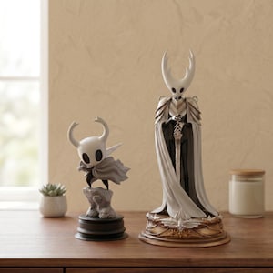 Hollow Knight Statue  - Pure Vessel Action Figure - Detailed Game Collectible - Gamer Desk Decor