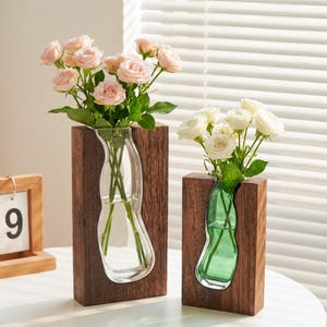 Art Deco Glass Vase - Etsy