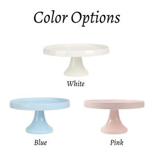 Birthday Gift, Cake Stand, Round Cake Stand, Wedding Cake Stand, Dessert Table Decor, Birthday Decorations,Engraved Custom Bridal Gift image 8