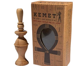 Kemet 100% Natural Egyptian Eyeliner in Powder Form, Handmade Eyeliner with Pharaoh packing.