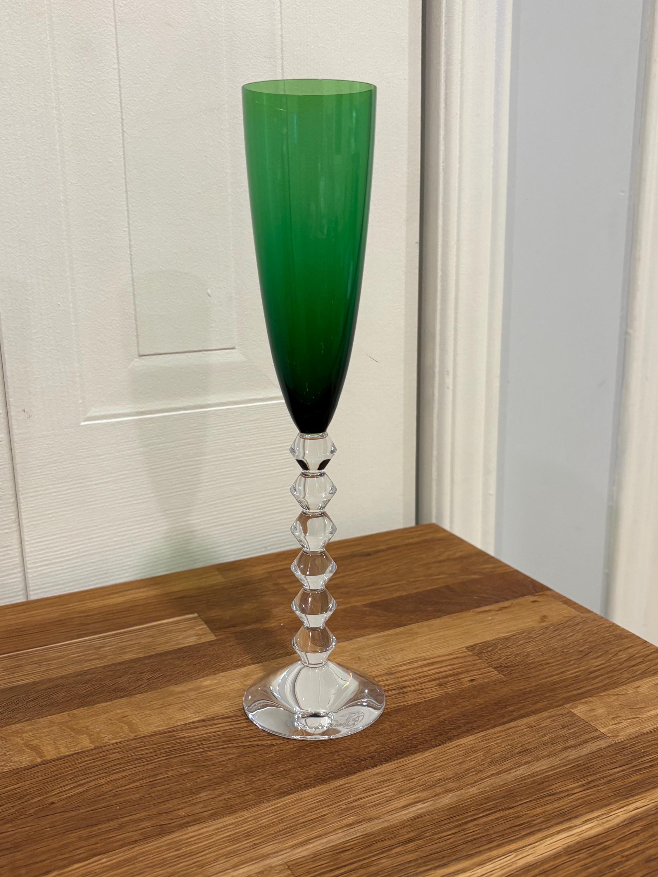 Lot de 6 Flûtes à champagne 19 cl, avec pied coloré