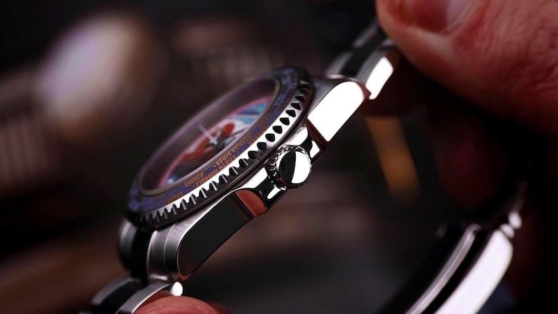 Tokyo watch on back side