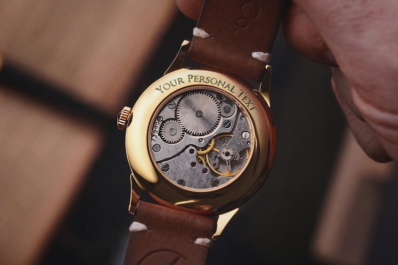Engraved watch
