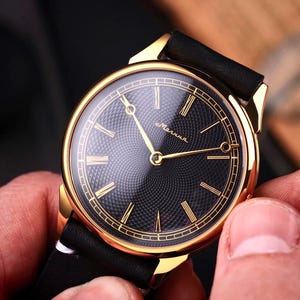 Handmade watch on hands