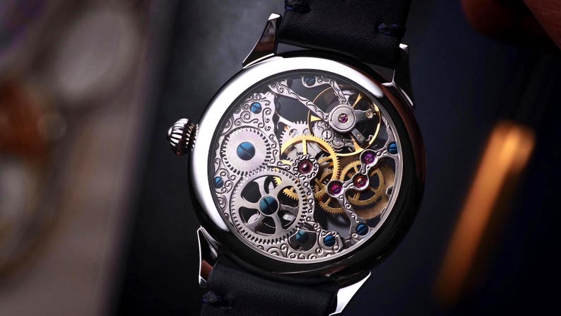 Mechanical movement on back side