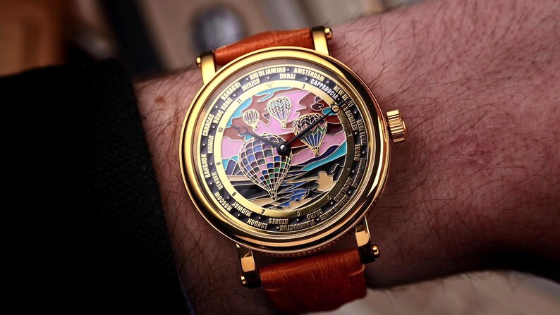 Handmade watch on Wrist