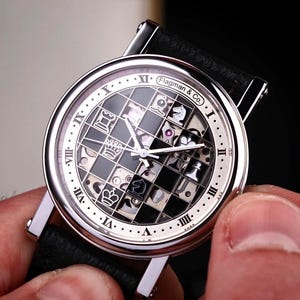 Handmade watch on hands