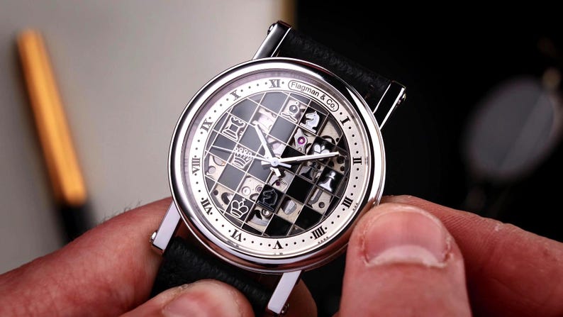 Handmade watch on hands