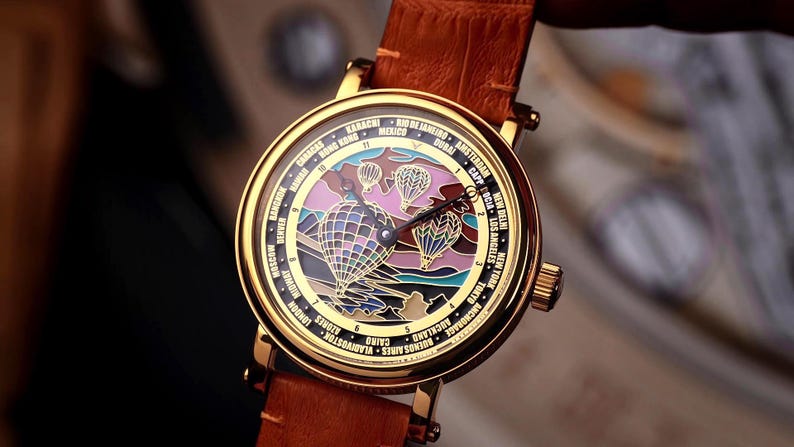 Artisan watch on hands