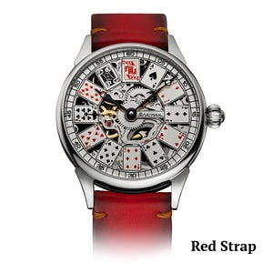 Red strap On a white background