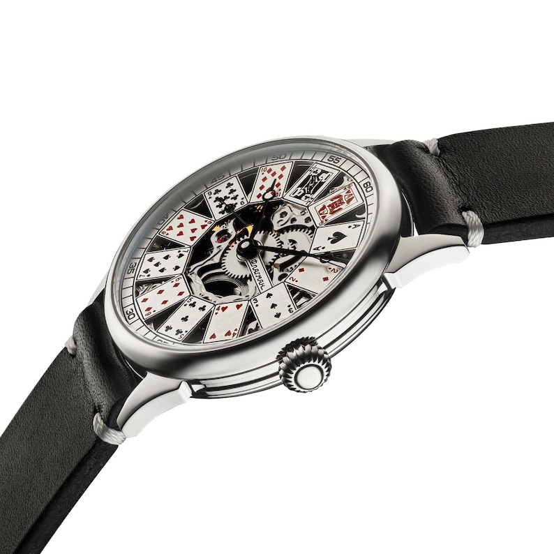 Casino watch On a white background