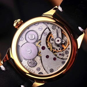 Mechanical movement on back side
