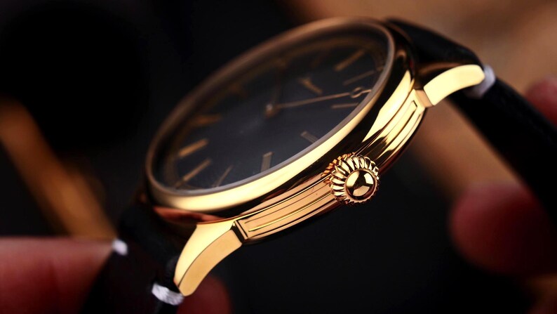 Mechanical watch on hands