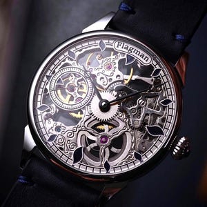 Handmade watch on hands