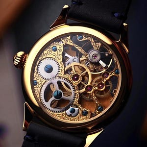 Mechanical movement on back side