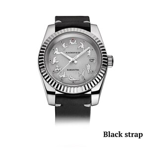 Black strap On a white background