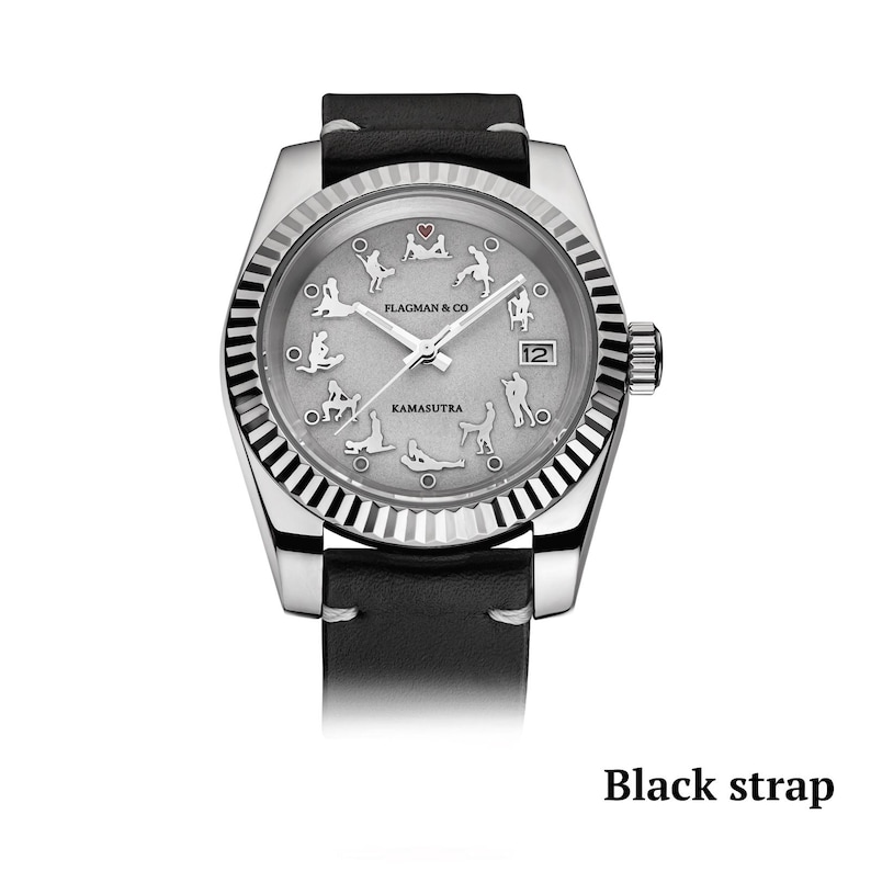 Black strap On a white background