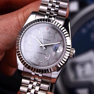 Handcrafted watch on hands