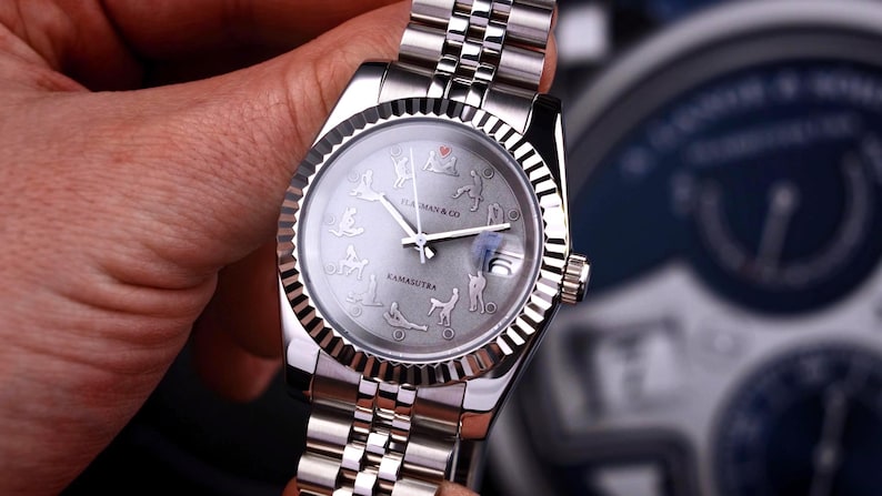 Handcrafted watch on hands