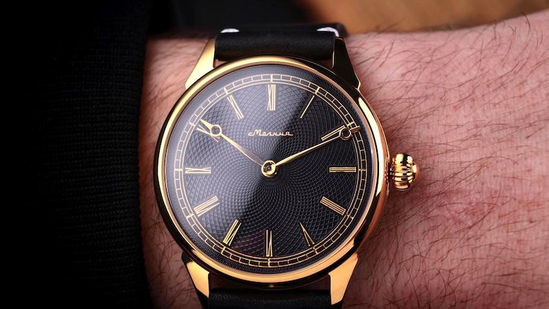 Artisan watch on wrist