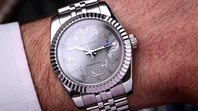 Artisan watch on wrist