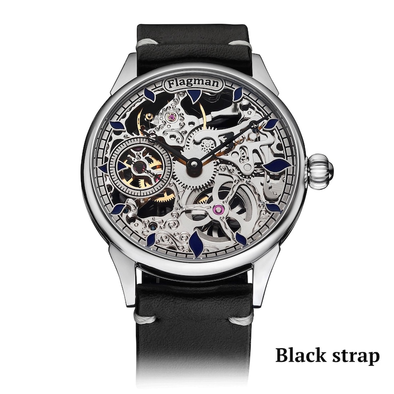Black strap on White background
