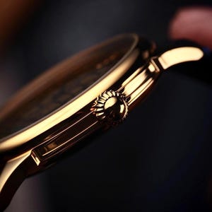 Crown on Flagman watch