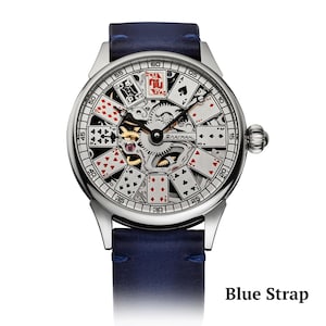 Blue strap On a white background