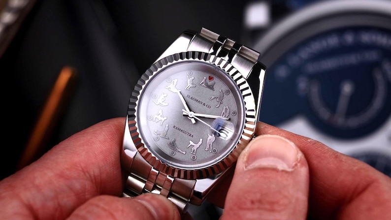 Handmade watch on hands