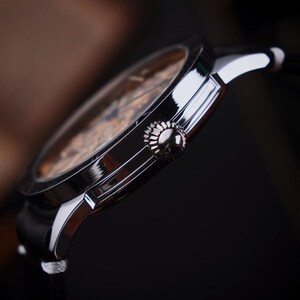 Masonic watch side view