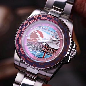 Handmade watch on hands