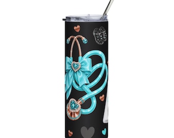 Nurse Tumbler, Stainless Steel 20oz