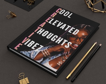 Creative Writing Hardcover Journal | Matte Black