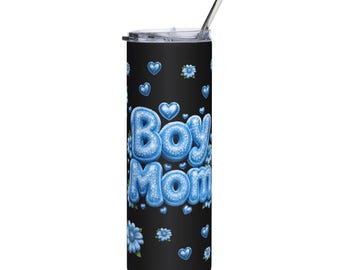 Boy Mom Stainless Steel Tumbler 20oz | Mom Life