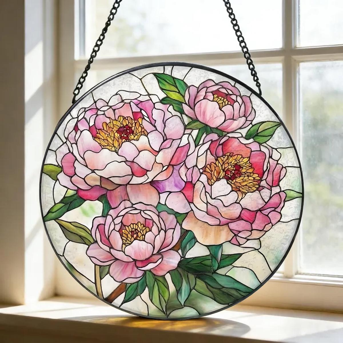 Glass Peonies - Etsy