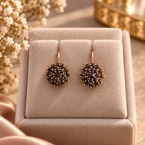 Pendientes de aro y huggie de rubí rojo sintético de 3 quilates, chapados en oro amarillo de 14 quilates y plata de ley 925. Pendientes brillantes para mujer, regalo ideal para ella.