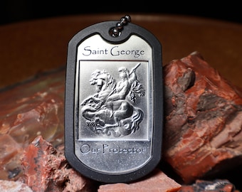 St. George Engelse diep gegraveerde derde dogtag