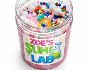 Design Your Own Slime 6oz | Custom Non-Sticky Slime, Kids Birthday Gift SHIPPED