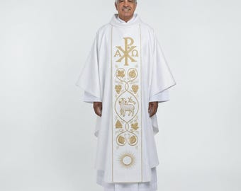 Ornat rzymskokatolicki dla mężczyzn, odzież do kościoła, odzież na zamówienie