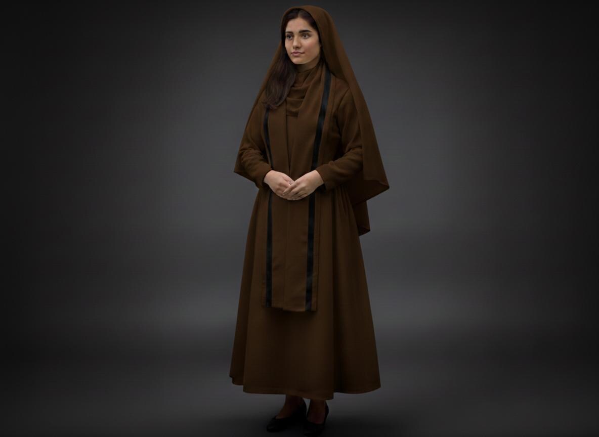 Religious Roles By Dress Nun Dress for Women , Adult Nun Outfit , Custom Cassock , Religious ...