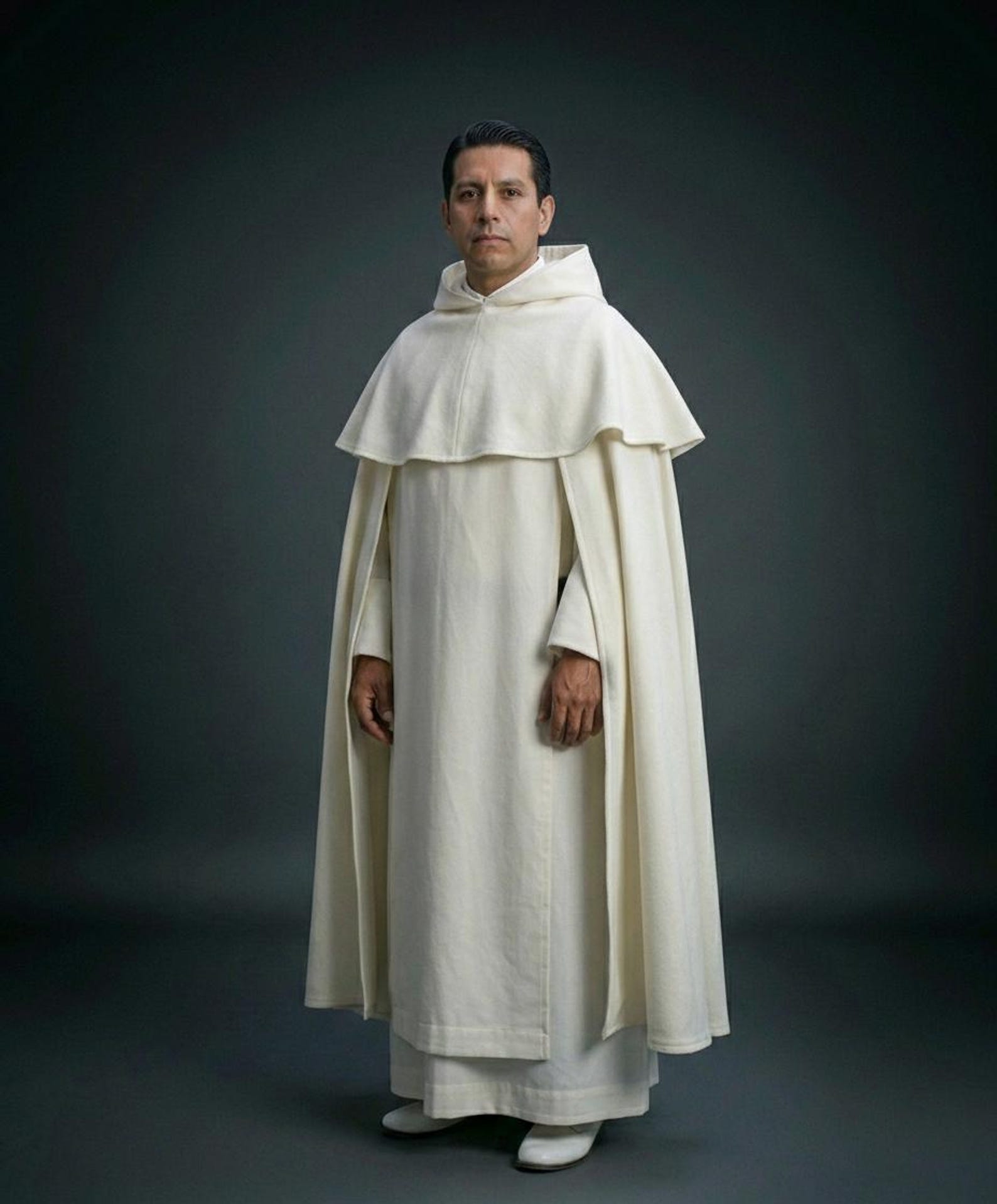 Dominican Robe Dominican Friar Habit – Catholic Monastic Robe With Black Cappa & White ...