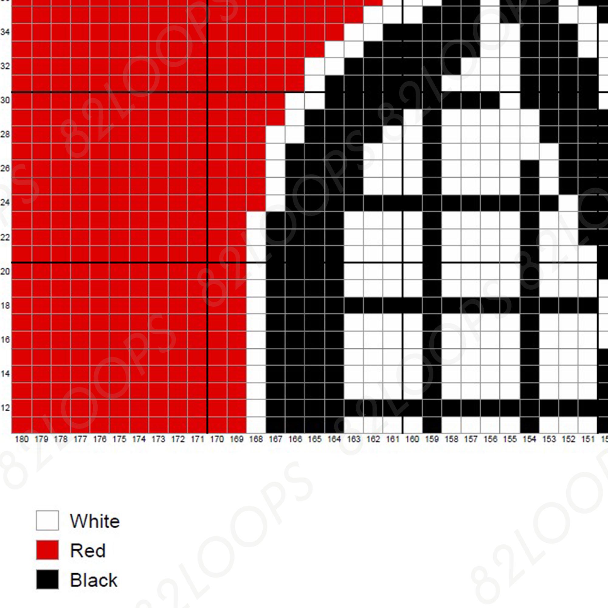 Goalkeeper Pattern Hockey Blanket SINGLE CROCHET Pattern | Goalkeeper Afghan | 51x50 ...