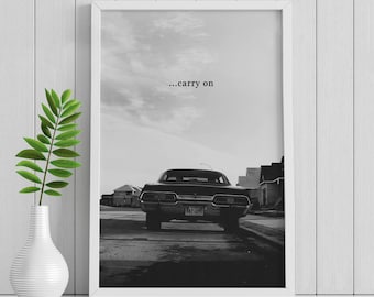 Supernatural Movie Poster | Wall Art Home Decor | Movie Collectibles Unique Birthday Gifts